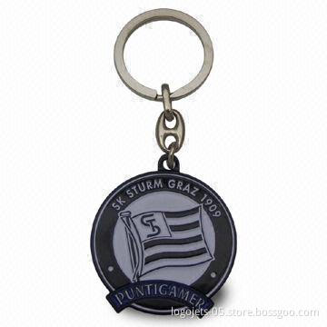 3D Metal Keychain with Bottle Opener, Made of Zinc Alloy